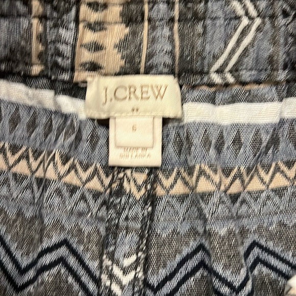 J Crew Chambray Print Shorts - Picture 3 of 4
